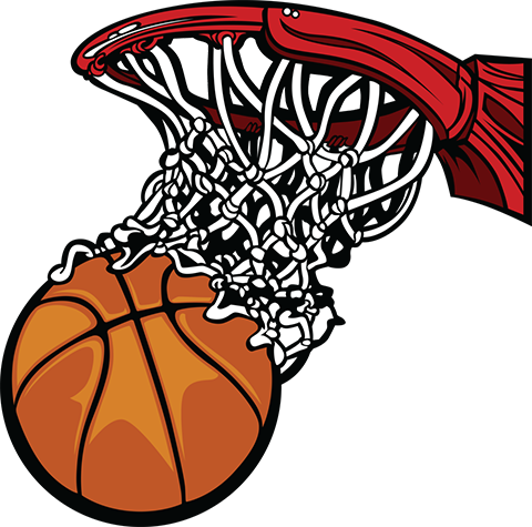 Hydrant Basketball - Basketball Hoop Clipart (480x475)