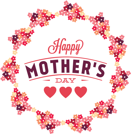Color Flower Mother's Day, Color Flowers, Day, Mom - Illustration (640x640)