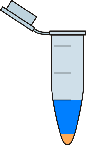 Blue Sup Brown Pellet Clip Art - Eppendorf Filter (354x593)