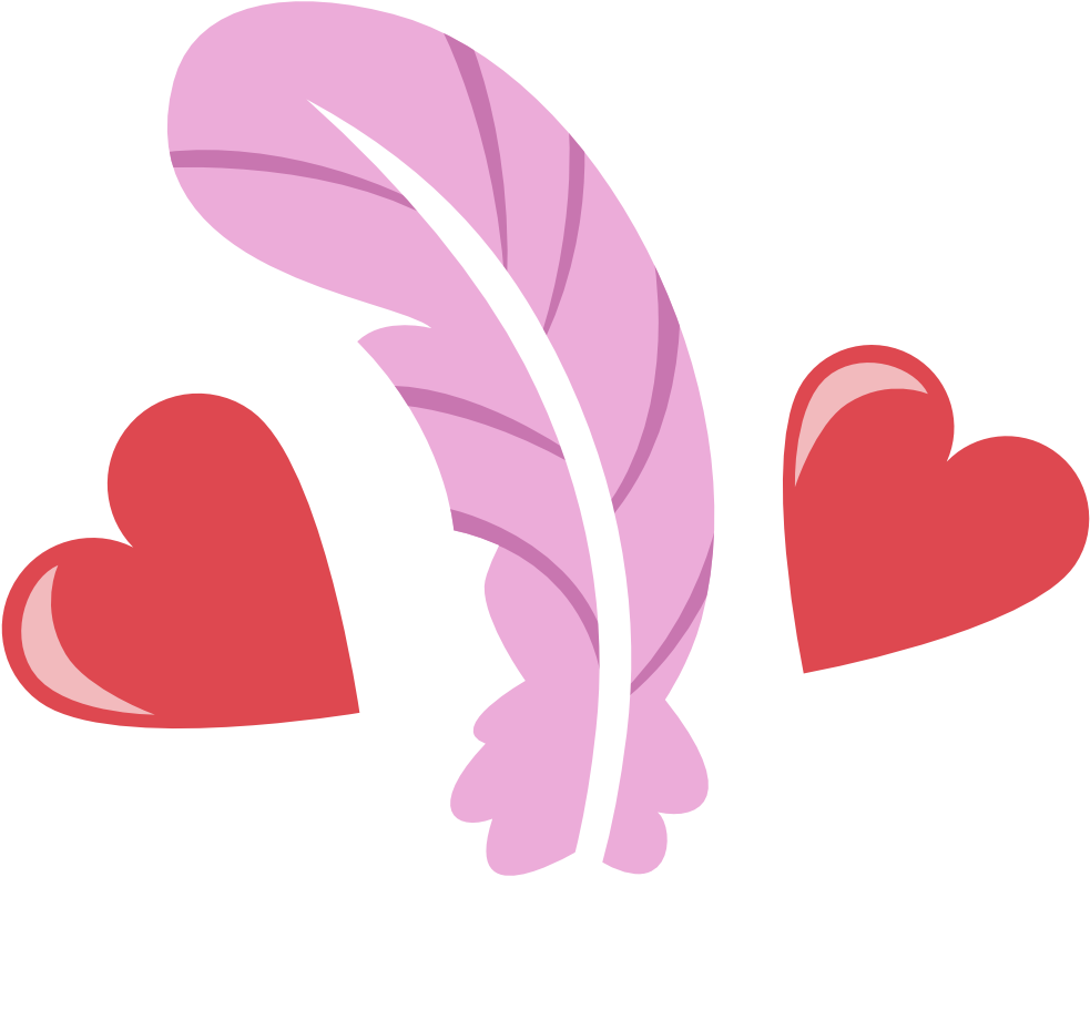 1447581 Artistcheezedoodle96 Cutie Mark Feather Feather - Feather Bangs Cutie Mark (1000x1000)