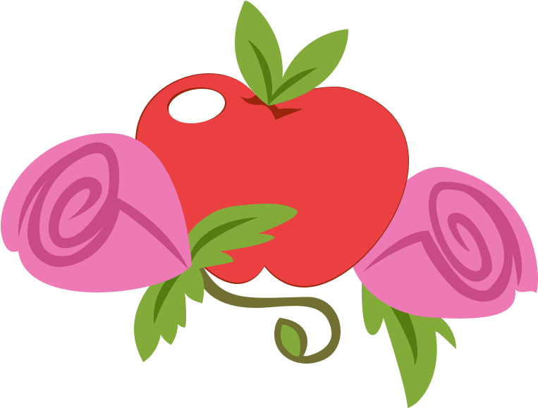 Apple Rose's Cutie Mark By Lordkalem - Art (1000x739)