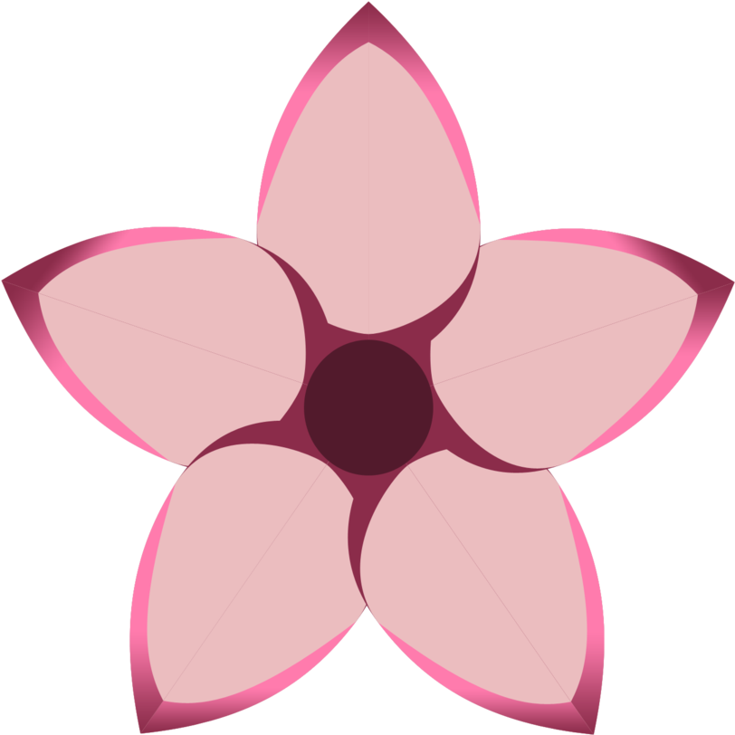 Queen Thea Orkan's Cutie Mark - Pink Flower Cutie Mark (900x900)