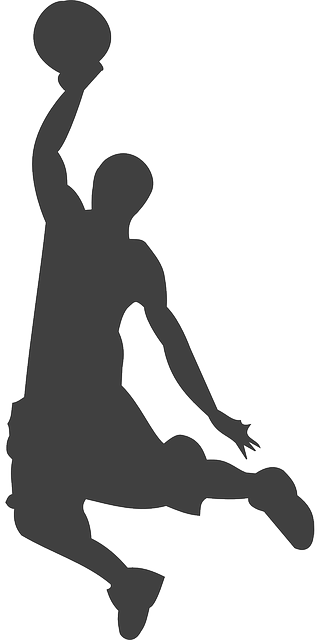 Silhouette, Basketball, Player - Basketball Clip Art (320x640)