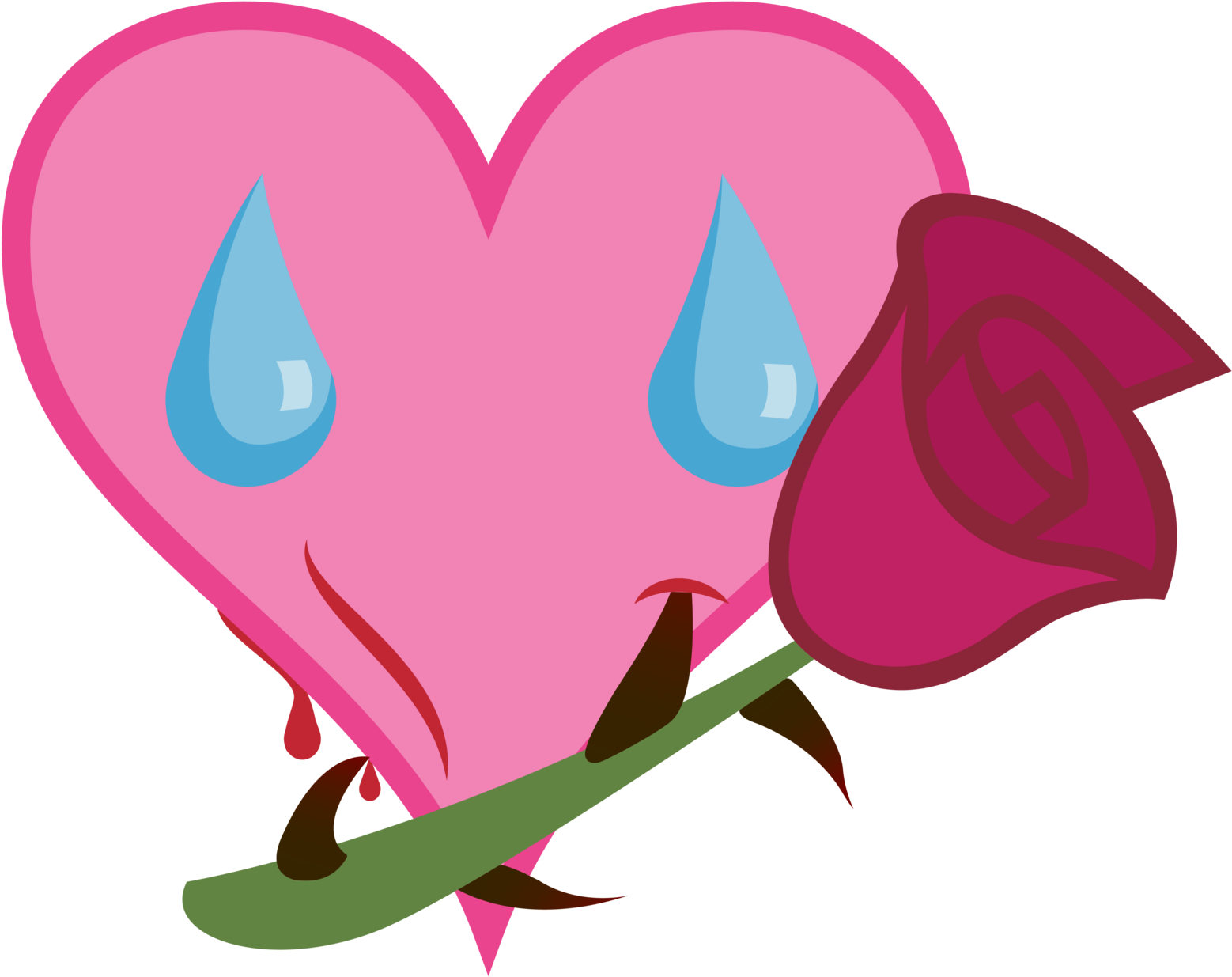 Green Roses Cutie Mark Request By Lahirien On Deviantart - Cutie Mark Blue Pink (1600x1270)