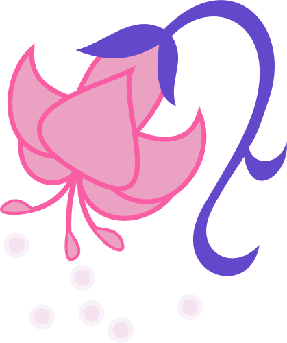 G3 Lily Lightly Cutie Mark Vector By Anscathmarcach - My Little Pony Cutie Mark (419x500)