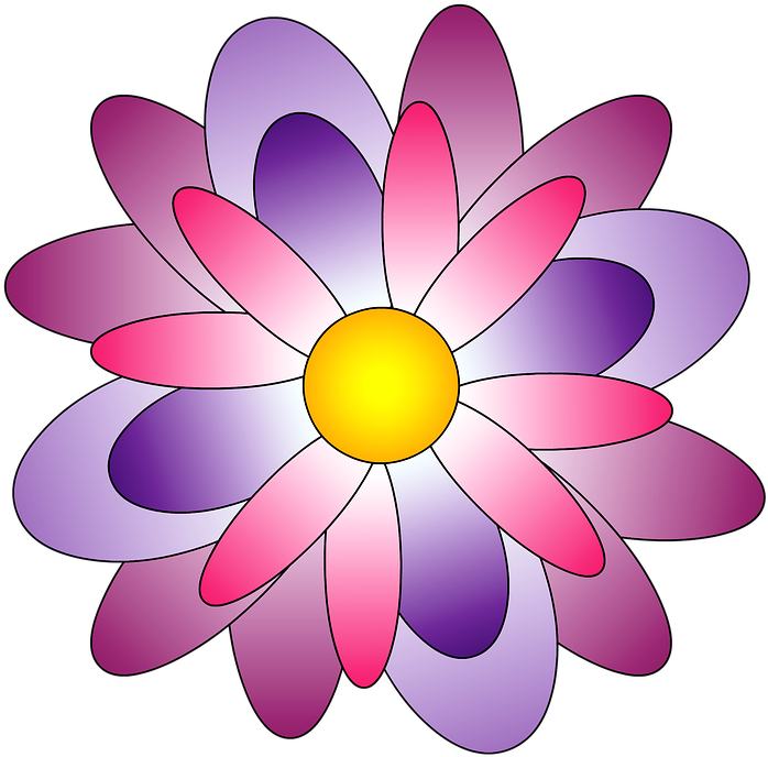 Cartoon Lotus Flower 23, Buy Clip Art - Çiçek Resmi Çizimi Renkli (707x720)
