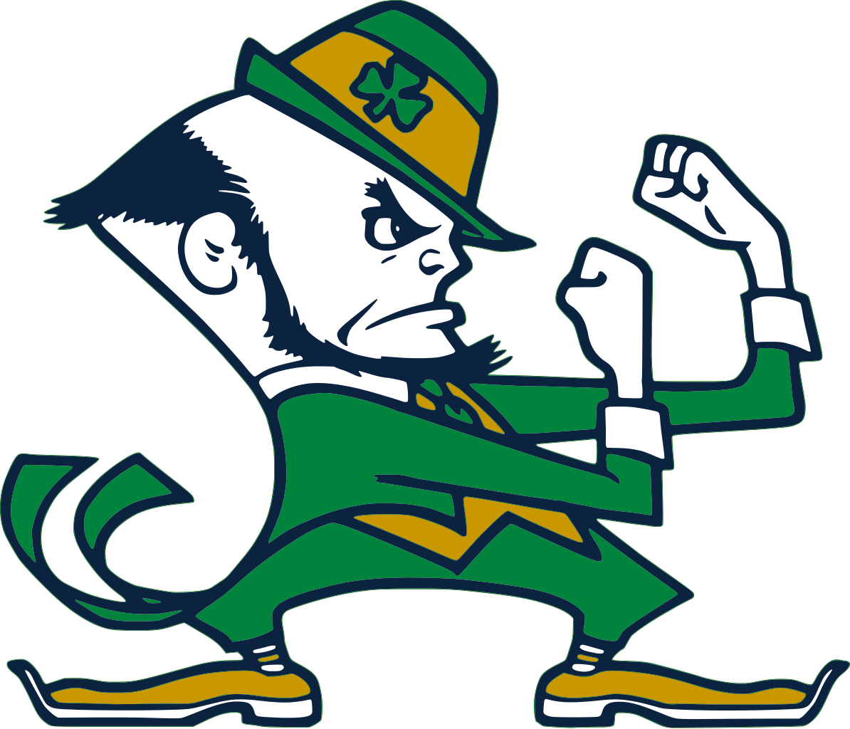 Notre Dame Football Players Go Bowling To Raise Money - Notre Dame Fighting Irish Logo (1194x1024)