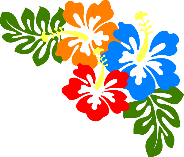 This Free Clip Arts Design Of Keanu S Hibiscus - Hawaiian Flowers Transparent Background (600x513)