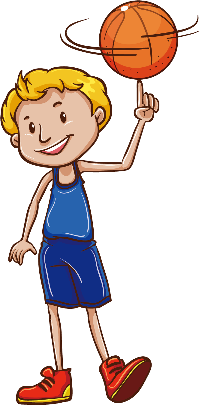 Basketball Stock Photography Clip Art - Basketball Player Cartoon Png (1500x1500)