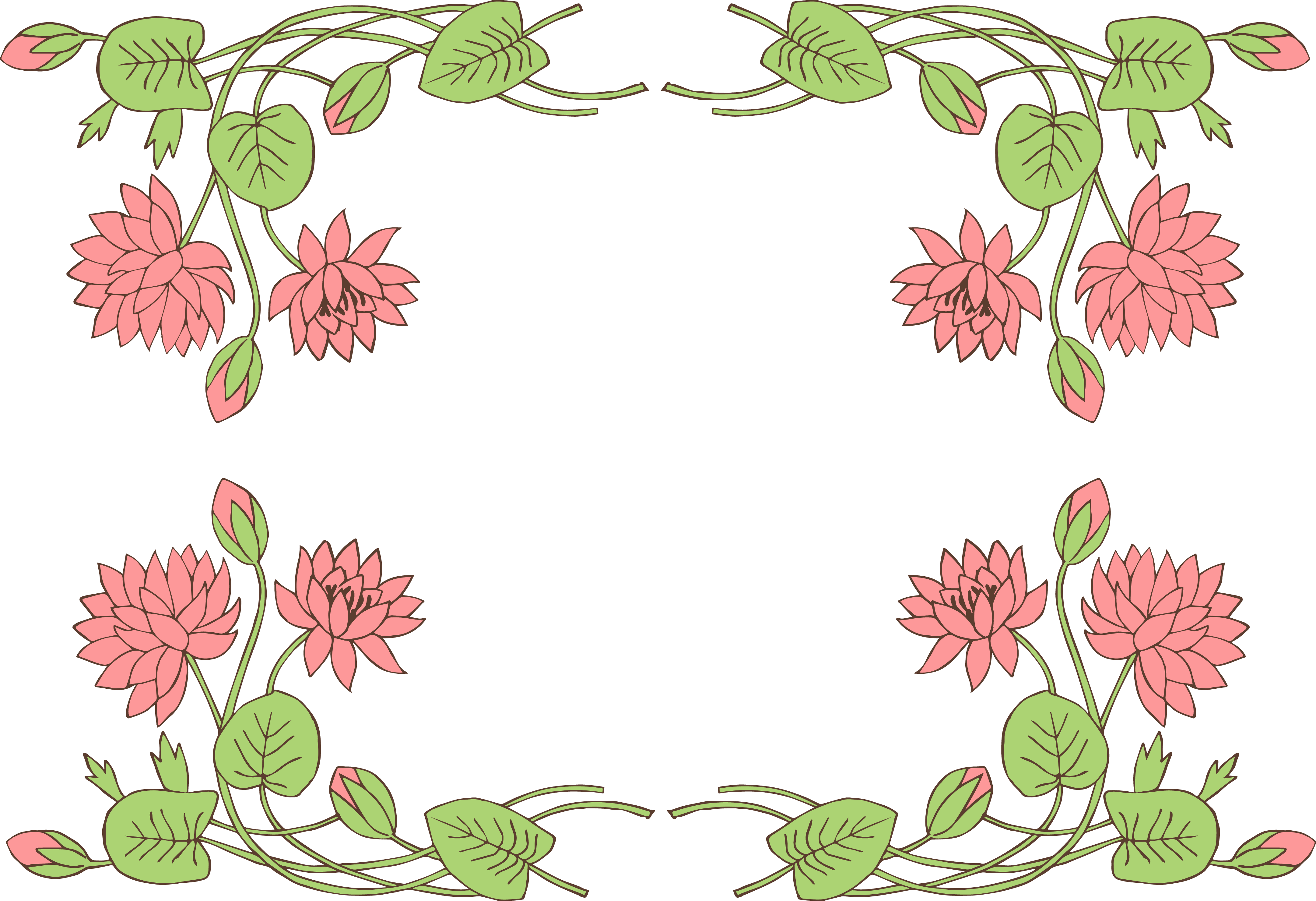 Jpg Download - Line Of Flowers (4323x2958)