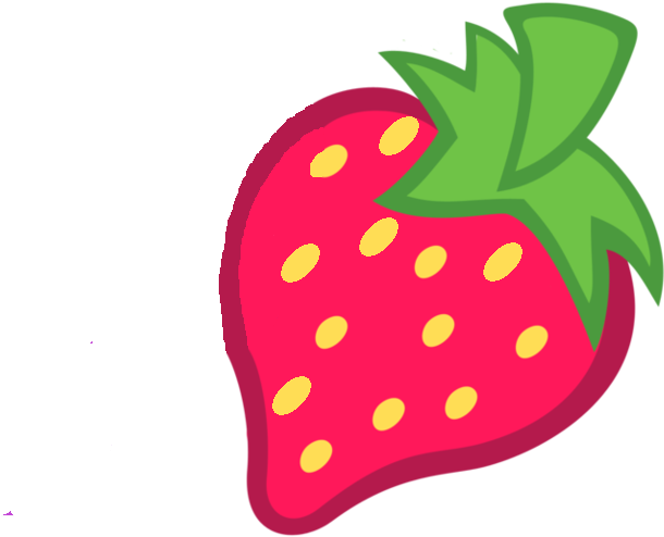 Strawberry Cutie Mark By Cadence121 On Deviantart - Mlp Cutie Marks Strawberry (862x927)