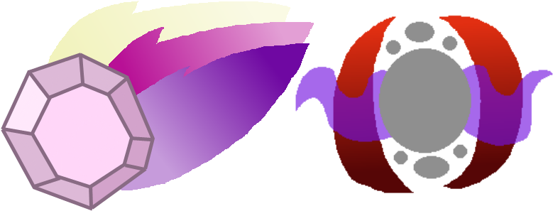 Diamond - My Little Pony King Sombra Cutie Mark (794x309)