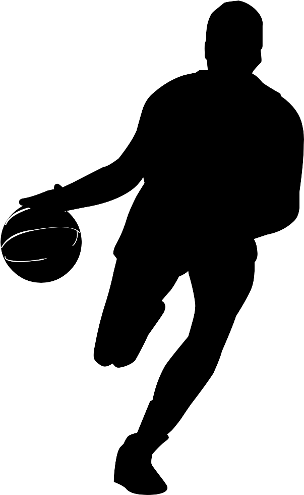Basketball Player Silhouette Png (1250x1250)