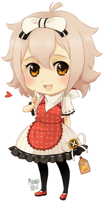 Kawaii Menina Fazendeira Png Fofa Chibi - Kawaii Meninas Png (531x771)