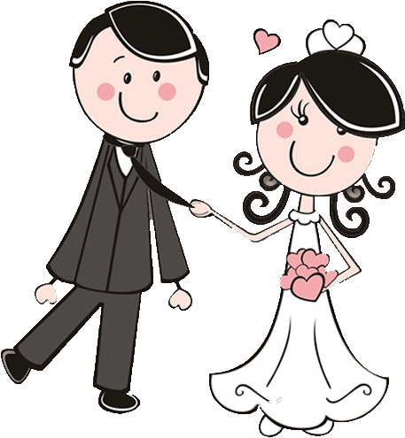 Digi Stamps - Wedding - Novios - Boda - Bride And Groom Clipart (473x511)