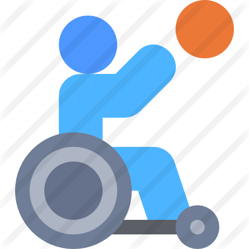 Wheelchair Basketball - Circle (512x512)
