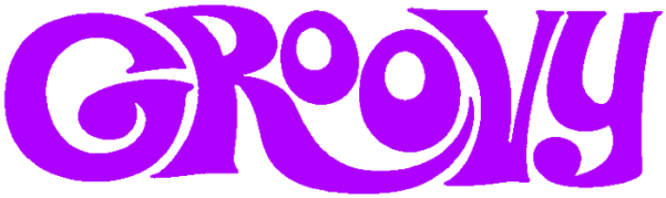 Twomorrows' New Book Groovy Is A Far-out Trip Through - Sticker (600x257)