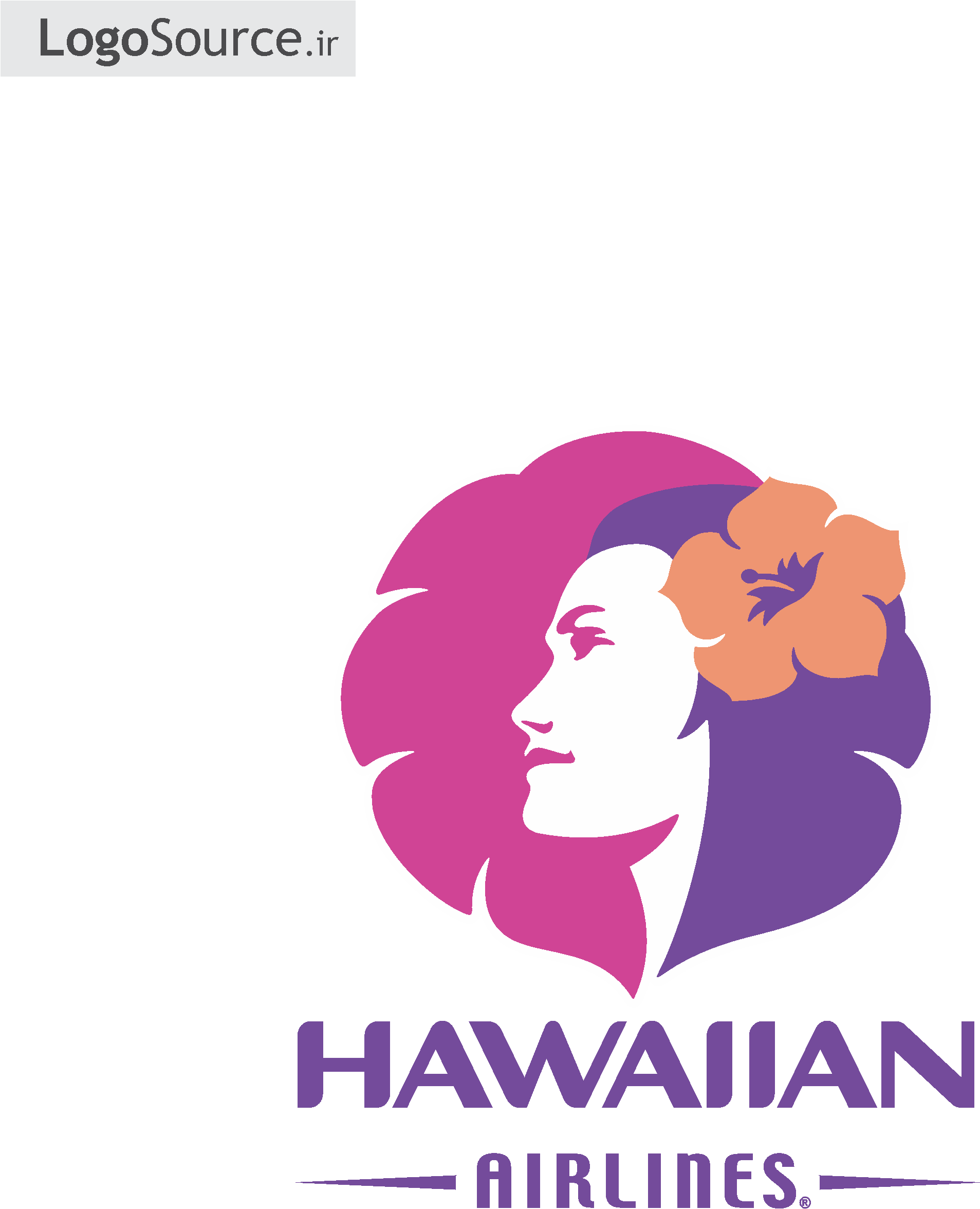 File Png - Hawaiian Airlines Logo Vector (2480x3507)