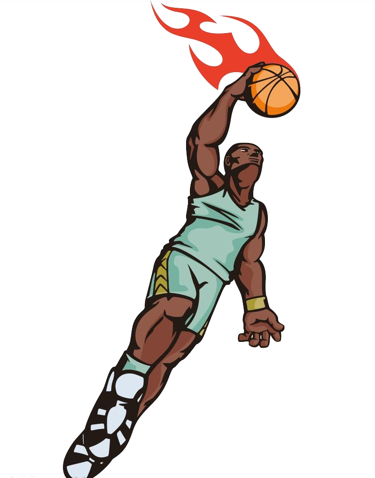 Basketball Sport Slam Dunk Illustration - Basketball Sport Slam Dunk Illustration (769x1000)