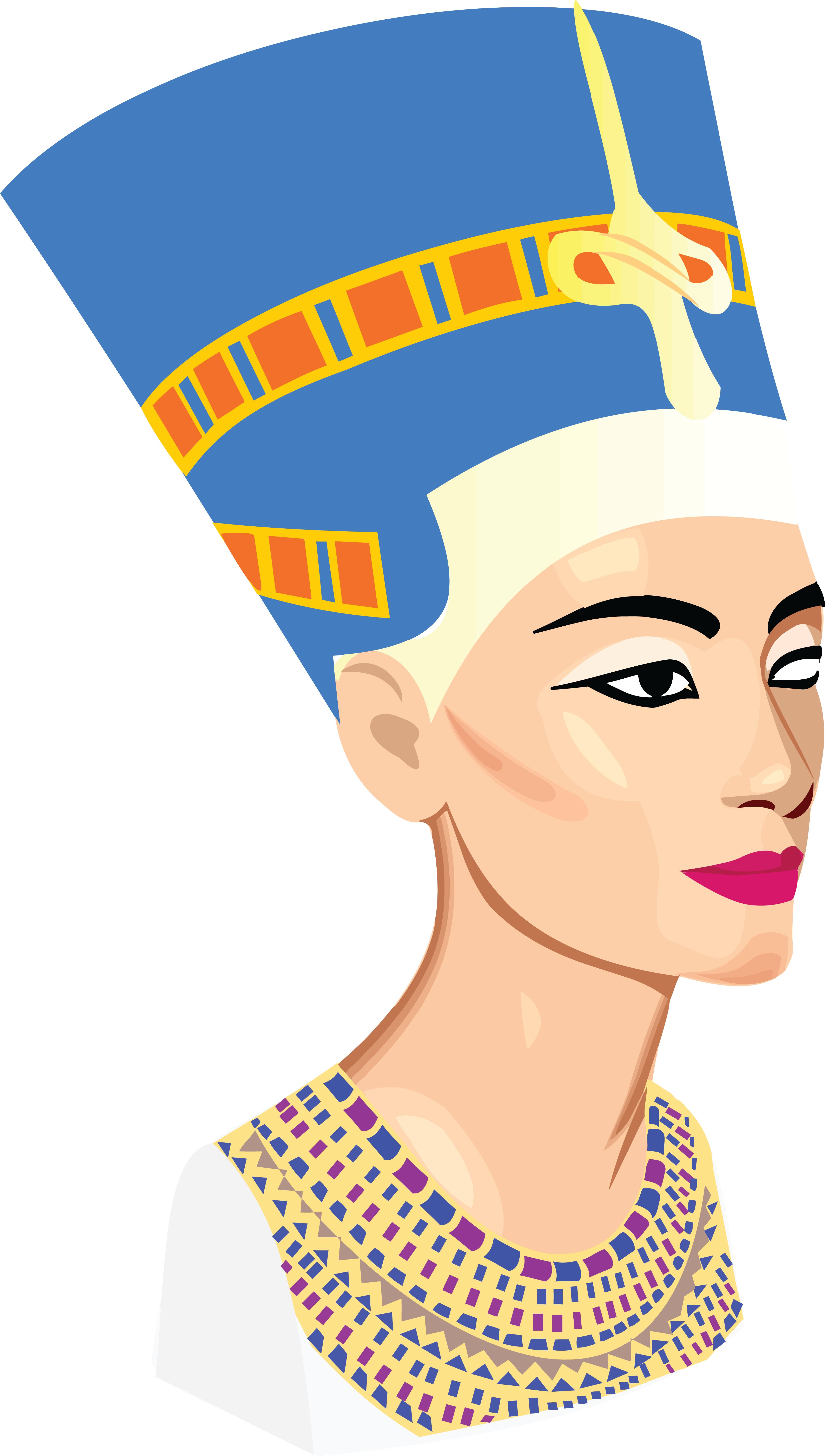 Free Clipart Of Nefertiti - Nefertiti Clipart (4000x7059)