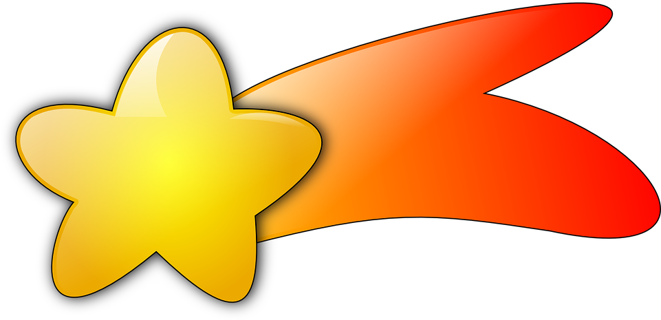 Christmas Shooting, Star, Meteoroid, Meteorite, Christmas - Star Clipart (1564x736)