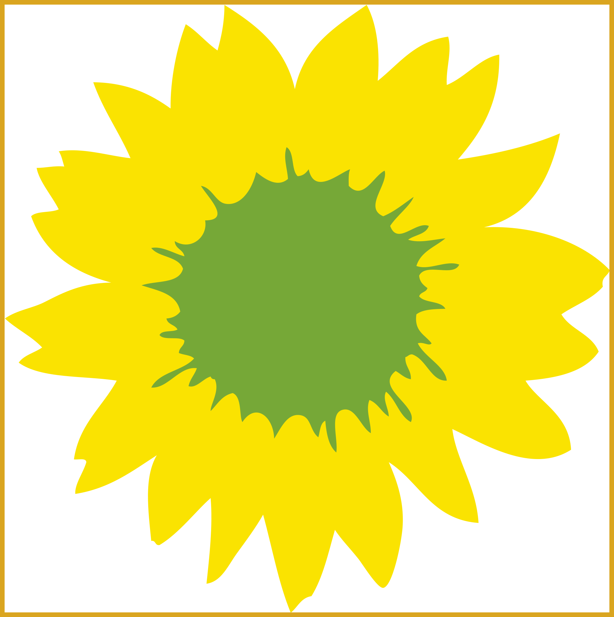 Amazing File Sunflower Green Symbol Svg Of Clipart - Alliance '90/the Greens (2030x2039)