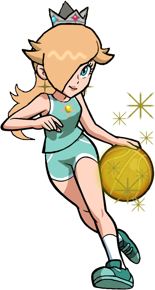 Rosalina Basketball - Mario Hoops 3 On 3 Rosalina (535x1001)