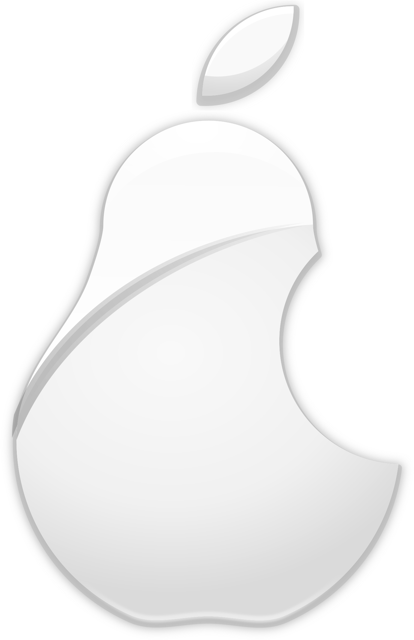 Apple Logo Clip Art Medium Size - Apple Pear Logo (1600x2400)