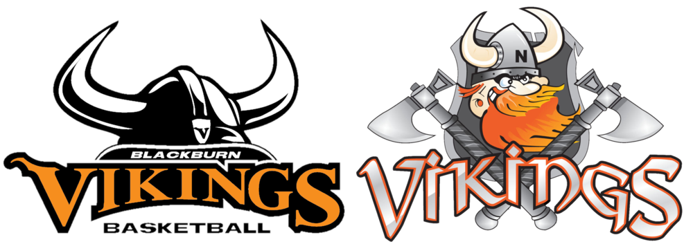Blackburn Vikings Basketball Provides Domestic And - Vikings Basketball Clipart (1000x353)