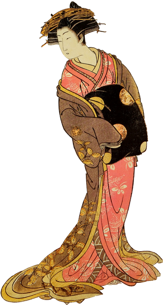Japanese Vintage Woodcuts - Illustration (618x618)