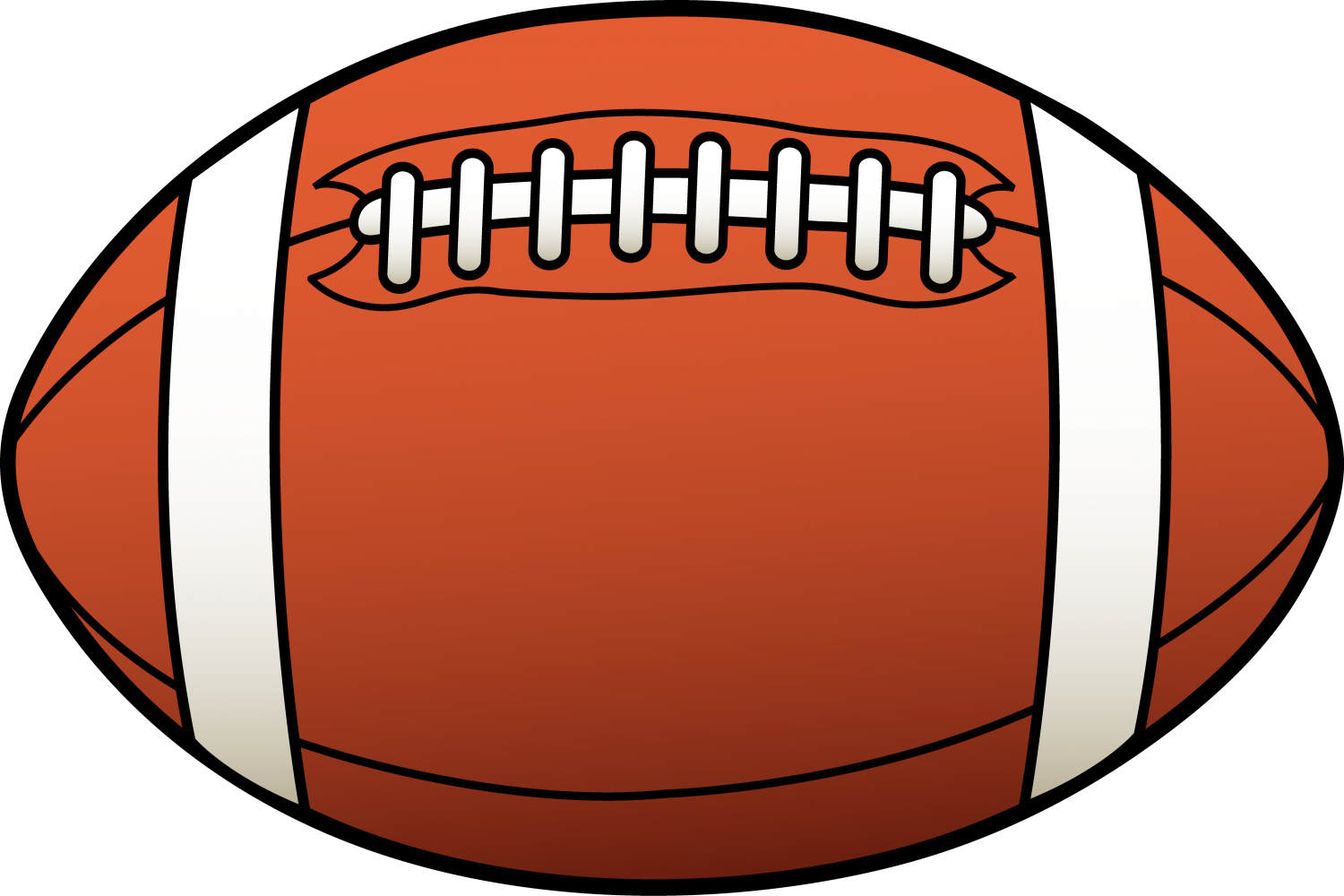 Clipart Of Football (1500x1000)
