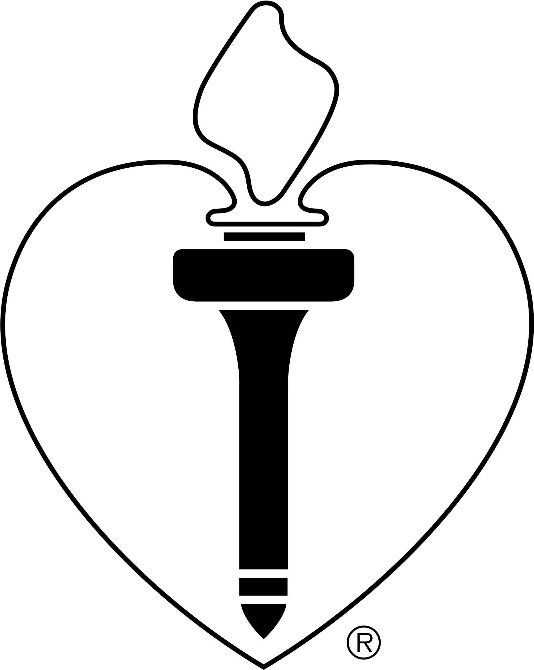 American Heart Association Logo Png Transparent - Emblem (2400x2400)