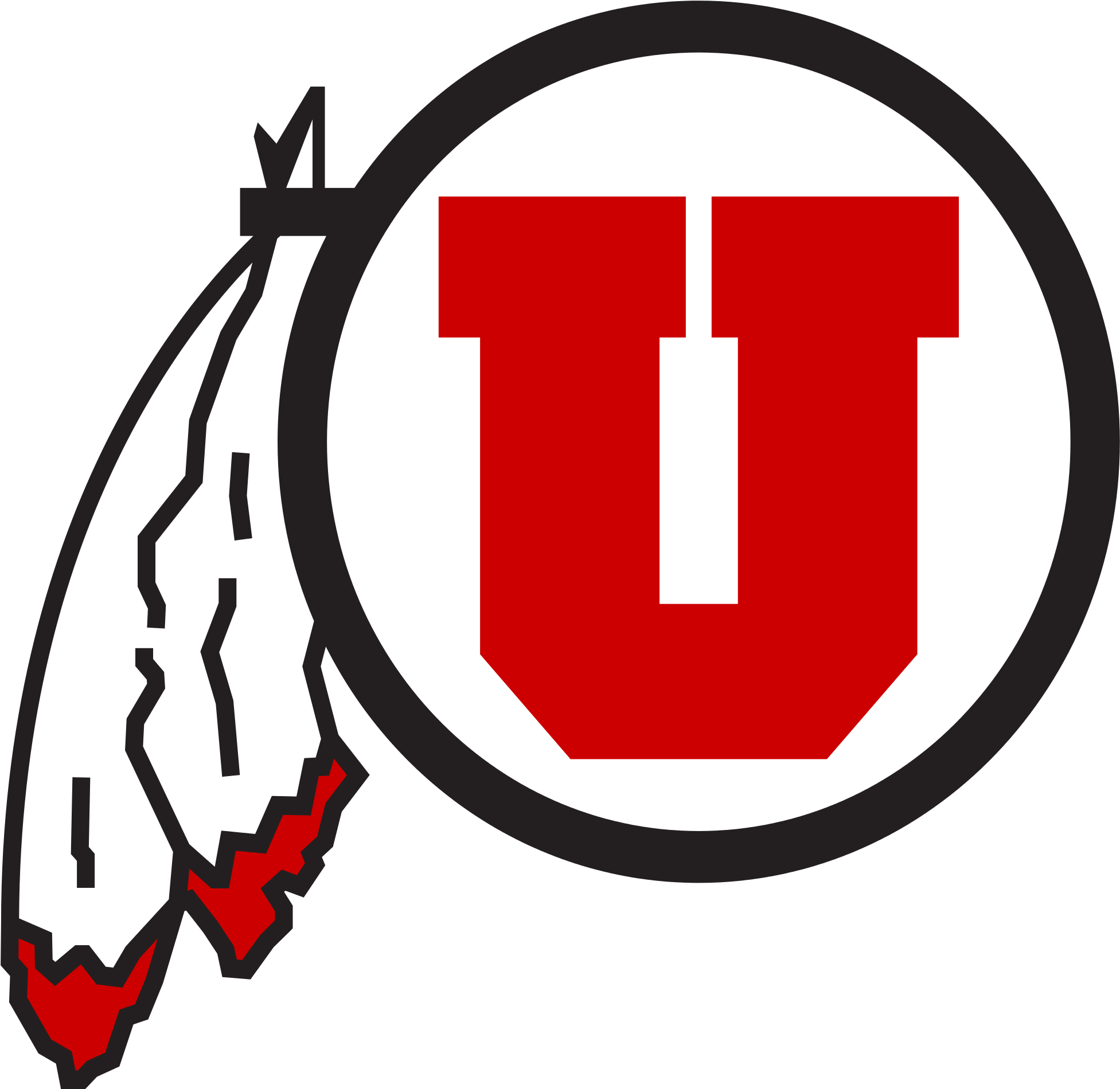 Utah Utes Logo (2000x1944)