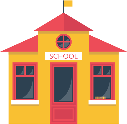 High School Icon - School Png (512x512)