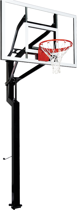 Basketball Hoops Pictures - Basketball Pole Hoop Png (345x700)