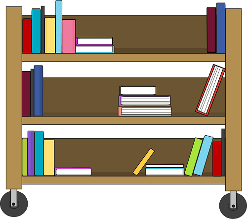 Library Clipart Transparent - Clip Art (500x444)