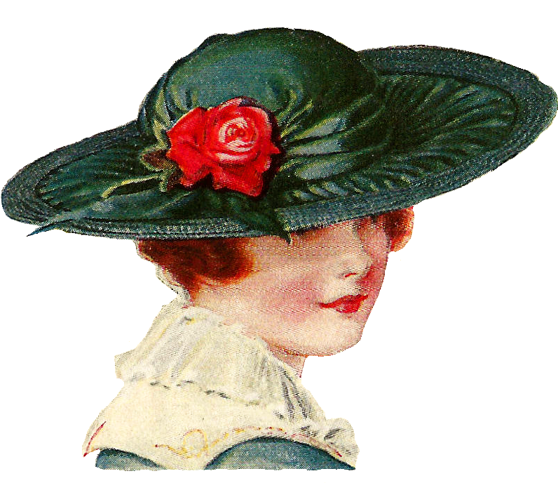 Vintage - Vintage Hat Clip Art (994x870)