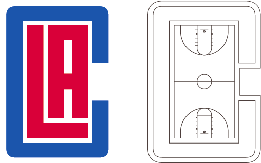 The 'la' Monogram That They've Come Up With Was Based - Los Angeles Clippers Logo (674x362)