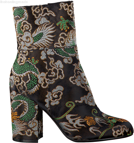 Steve Madden Enkellaarsjes Goldie Zwart Dames (500x500)