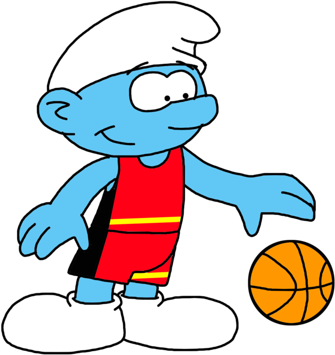 Smurf Playing Basketball At 2016 Olympic Games By Marcospower1996 - The Smurfs (894x894)
