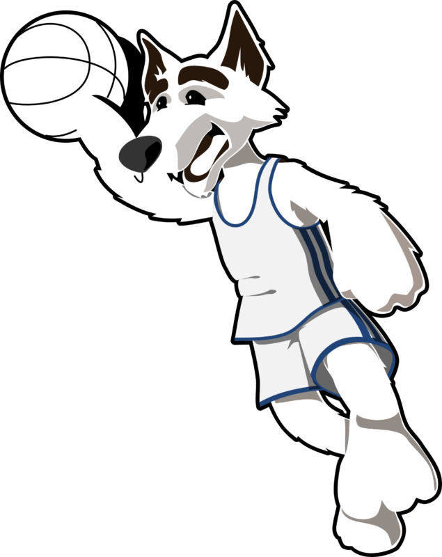 See Here Cartoon Basketball Clipart Free Download - Clip Art Black And White Basketball (635x800)