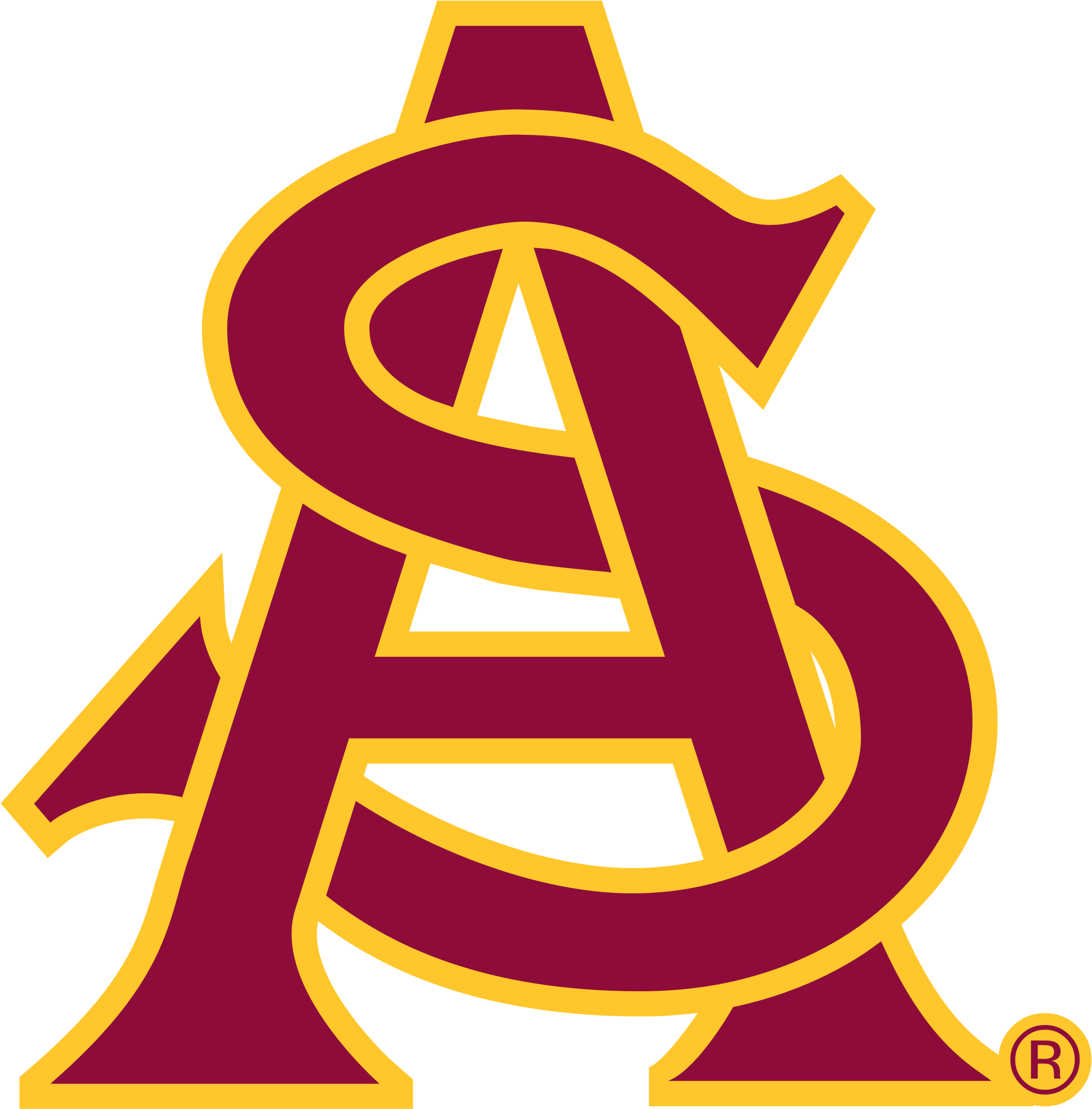 Arizona State Basketball - Arizona State University Logo (2000x2027)