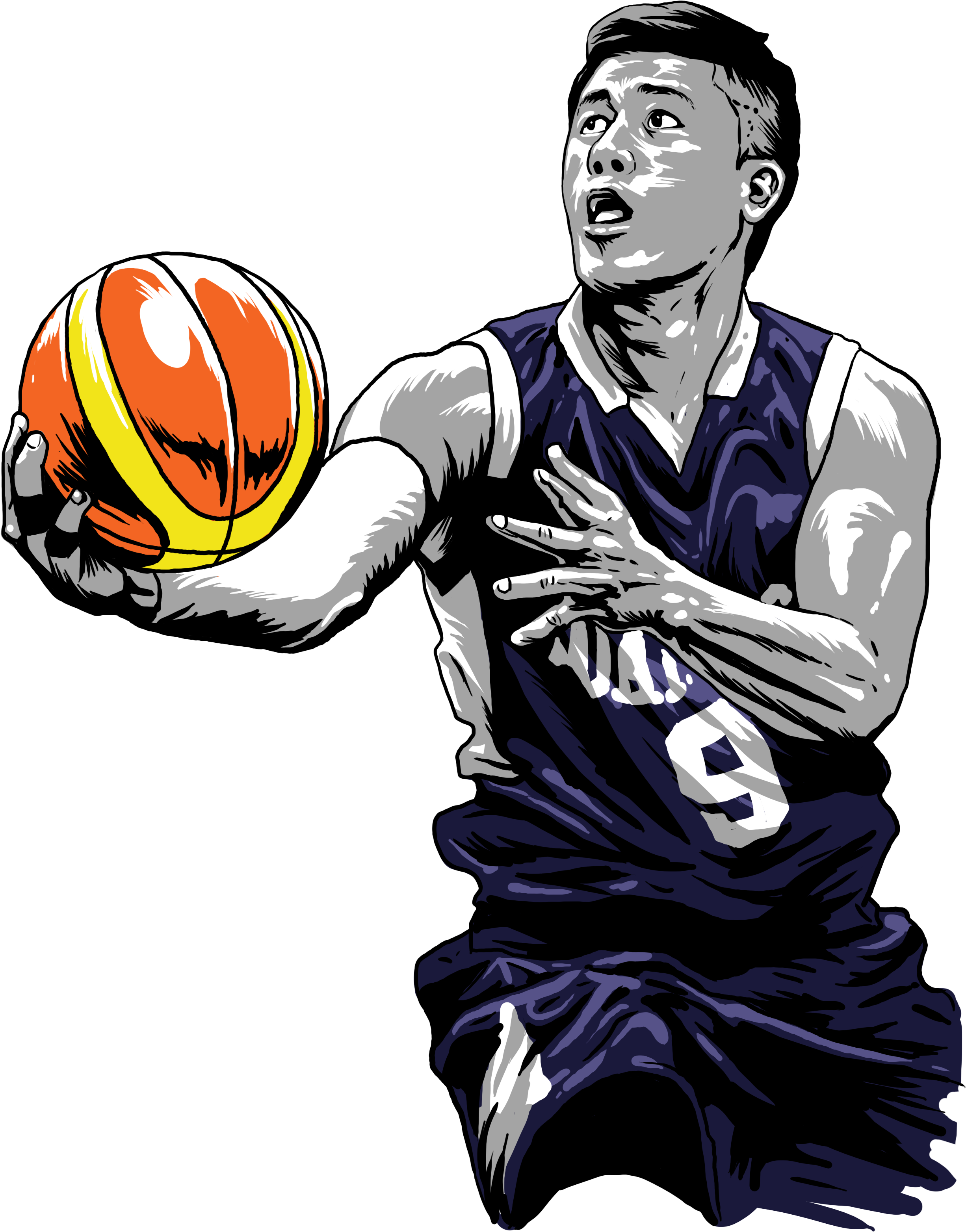 Enzo Jericho Cruz Study - Basketball Player (2550x3300)