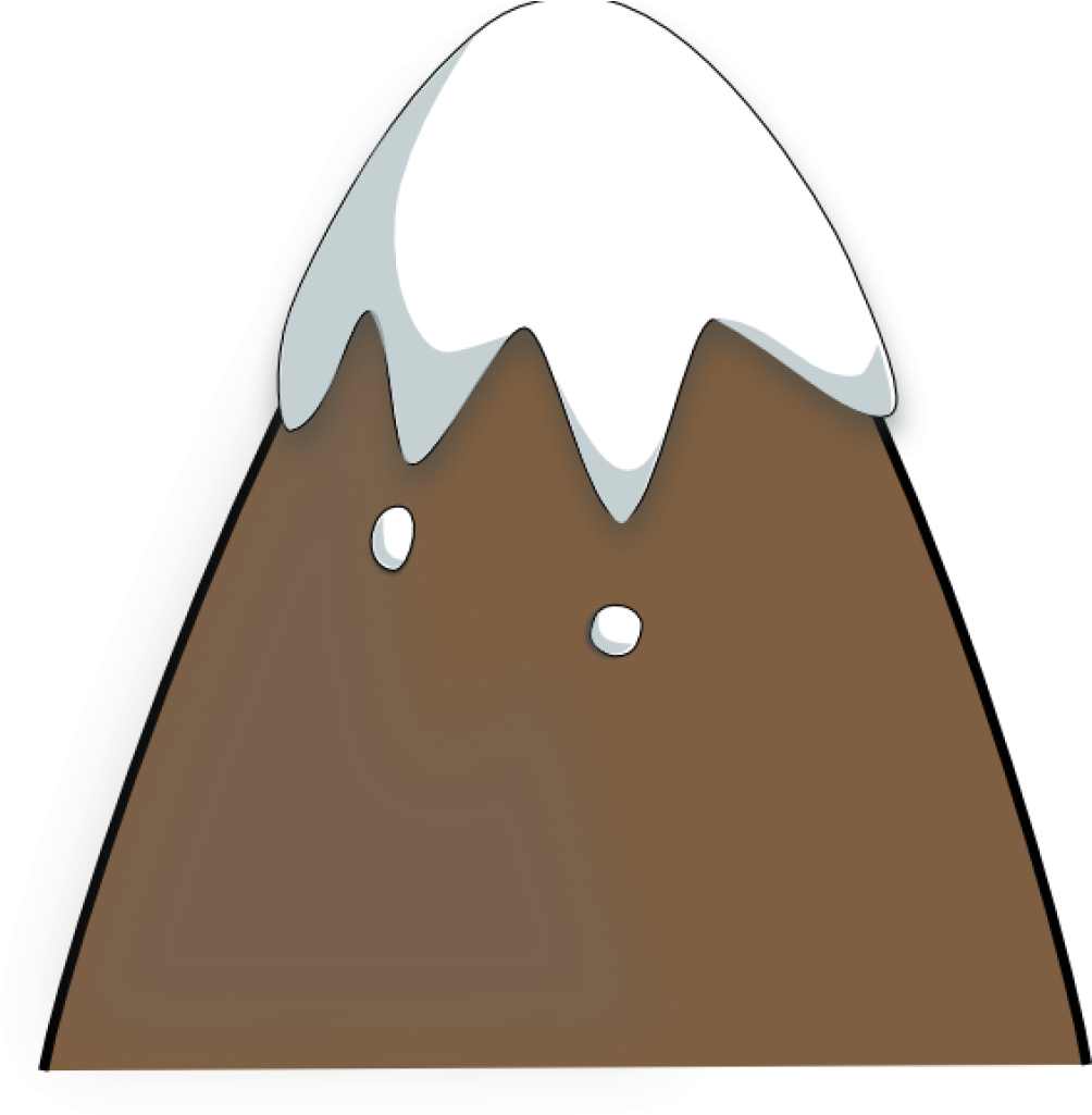 Mountain Clipart Brown Mountain Clip Art At Clker Vector - Brown Mountain Clipart (1024x1024)
