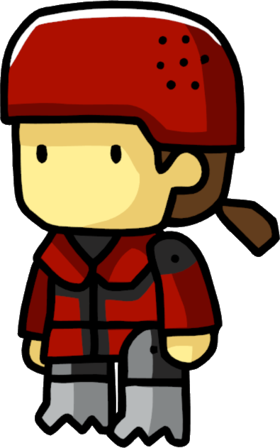 Mountain Climber Female - Cartoon (395x631)