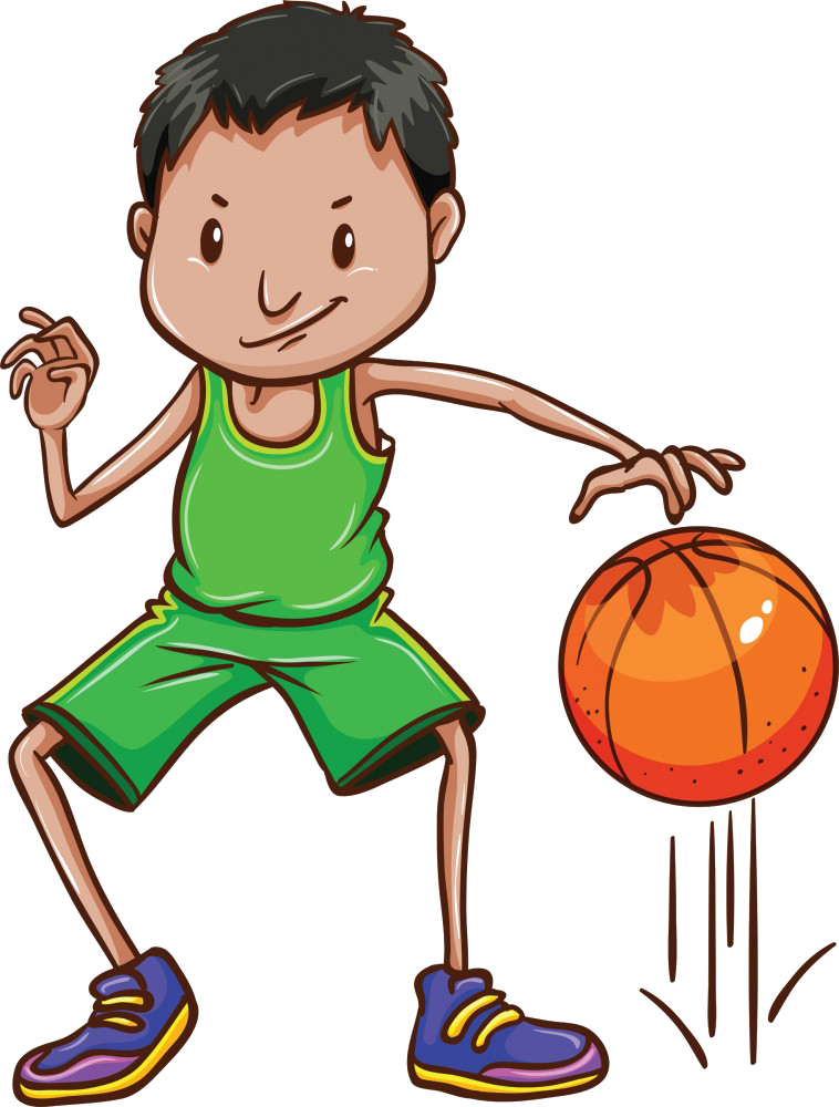 This Basketball Program Is For 1st & 2nd Graders - Bounce A Ball Clipart (758x1000)