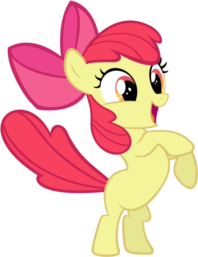 Image - My Little Pony Apple Bloom Happy (786x1017)