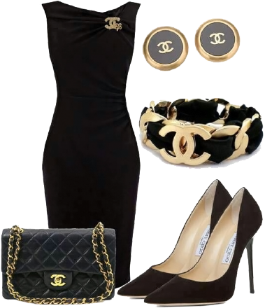 The Cool Chic - Black Chanel Style Dress (770x513)
