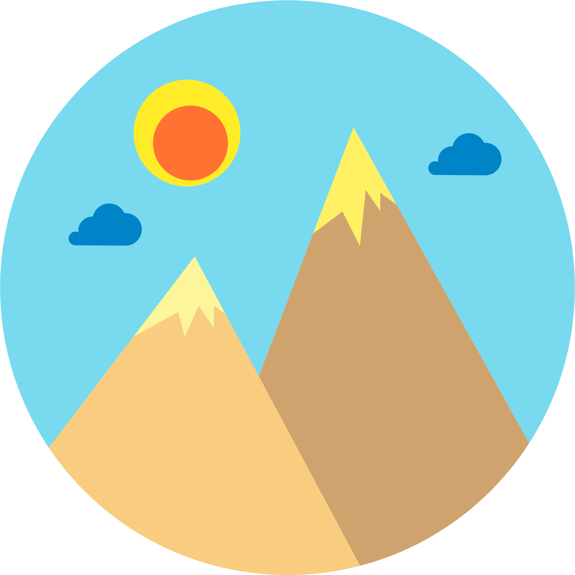 Shaded Mountains - New York Times App Icon (1914x1914)