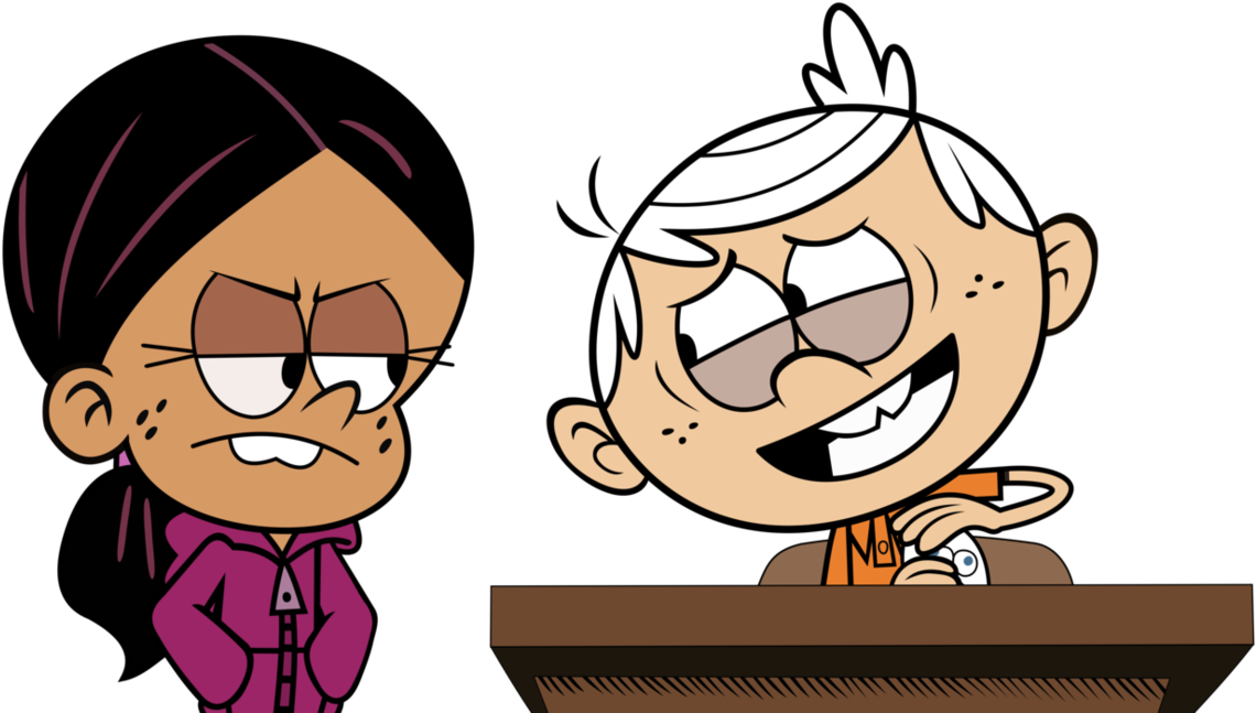 Lincoln And Ronnie Anne - Shell Shock Ronnie Anne (1185x674)